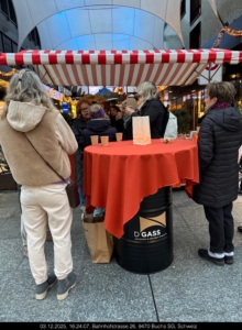 Standbesucher in Buchs